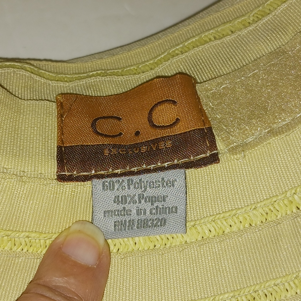 C.C Paper Sunhat - Picture 6 of 8